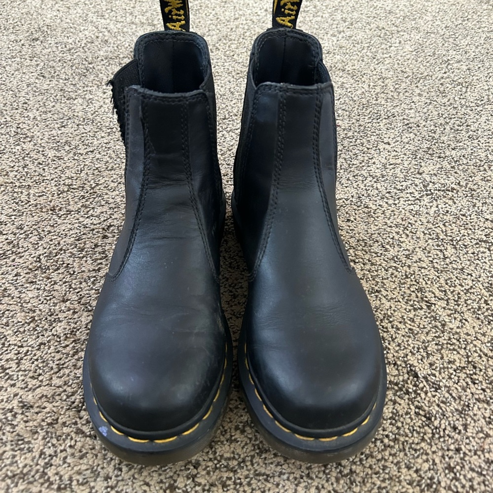 Dr. Martens Black Leather Chelsea Boots